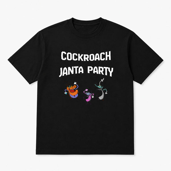 CJP Cockroach Janta Party Regular Fit T-Shirt