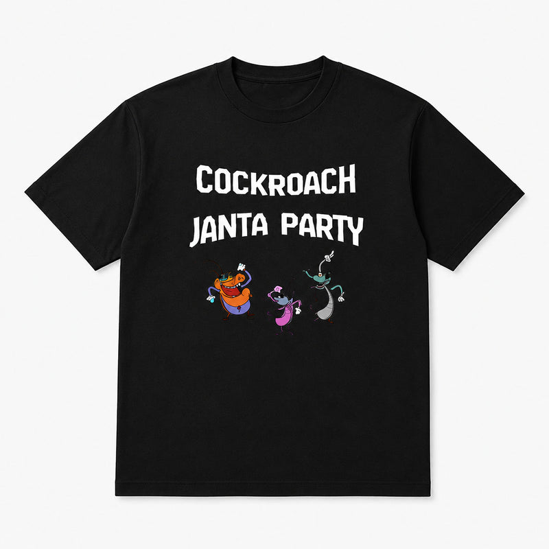 CJP Cockroach Janta Party Regular Fit T-Shirt