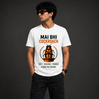 CJP “Mai Bhi Cockroach” Regular Fit T-Shirt